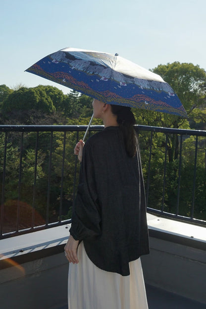Parapluie Pliant BIEI Mini Umbrella marble SUD Mint