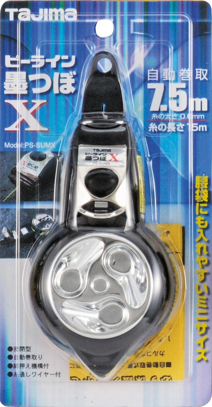 Tajima Sumitsubo X – Mini cordeau traceur japonais compact anti-fuite