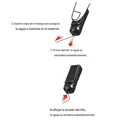 Tajima Quick Karuko – Attaches rétractables de sécurité pour cordeau traceur (x2)