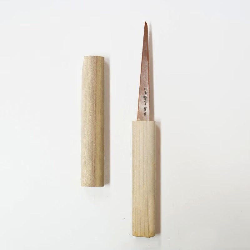 Baishinshi Couteau de sculpture japonais White Steel – Kuri Kogatana droitier & gaucher