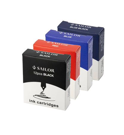 Lot de 48 Cartouches d’Encre Sailor pour Stylo-Plume – 4 Boîtes