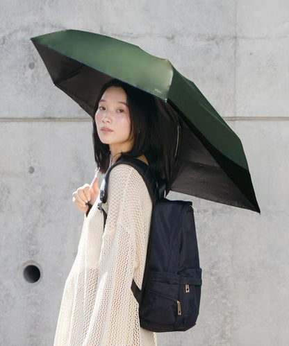 Parapluie Japonais Pliant Anti-UV Protection Sac à Dos Compact Wpc.