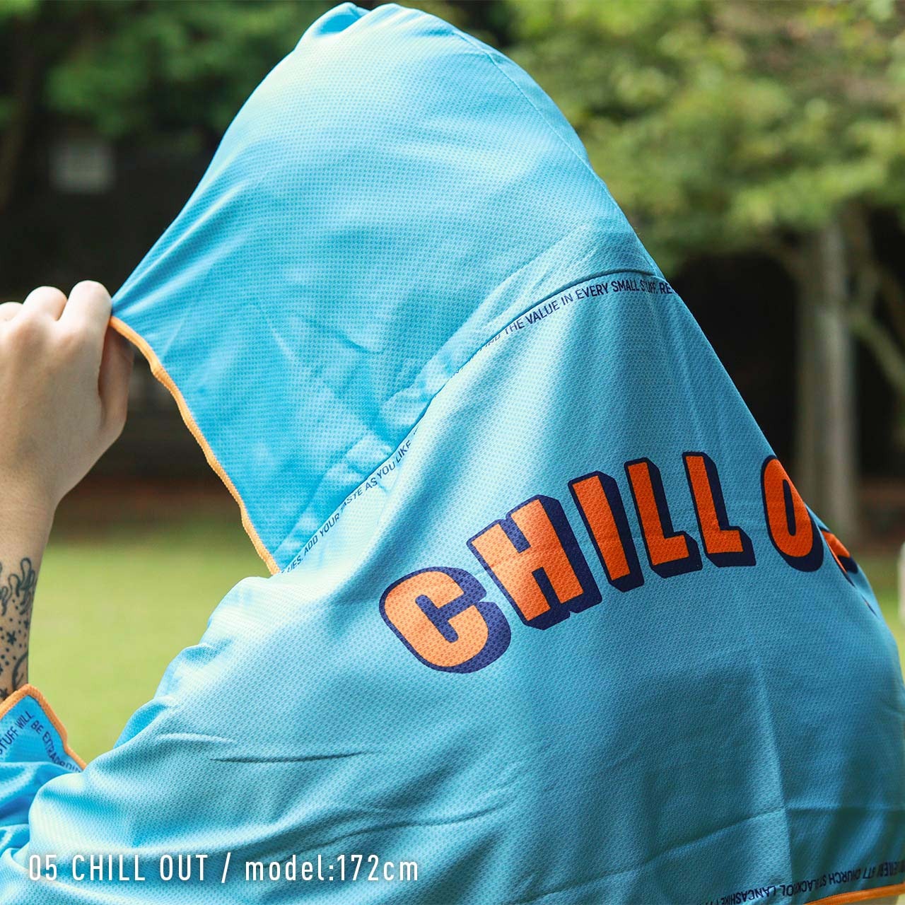 Serviette à Capuche Rafraîchissante UV UPF50+ POST GENERAL | Quick Dry Hoodie Towel