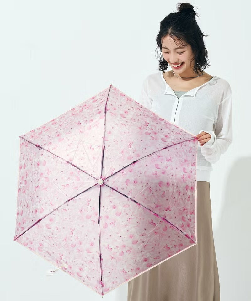 Parapluie Pliable Mini Motif Floral Vinyle Pluie & Soleil plantica × Wpc.