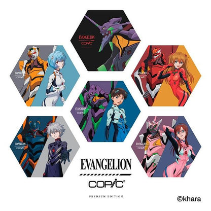 EVANGELION × COPIC EVA Color Set Premium – 25 feutres à alcool