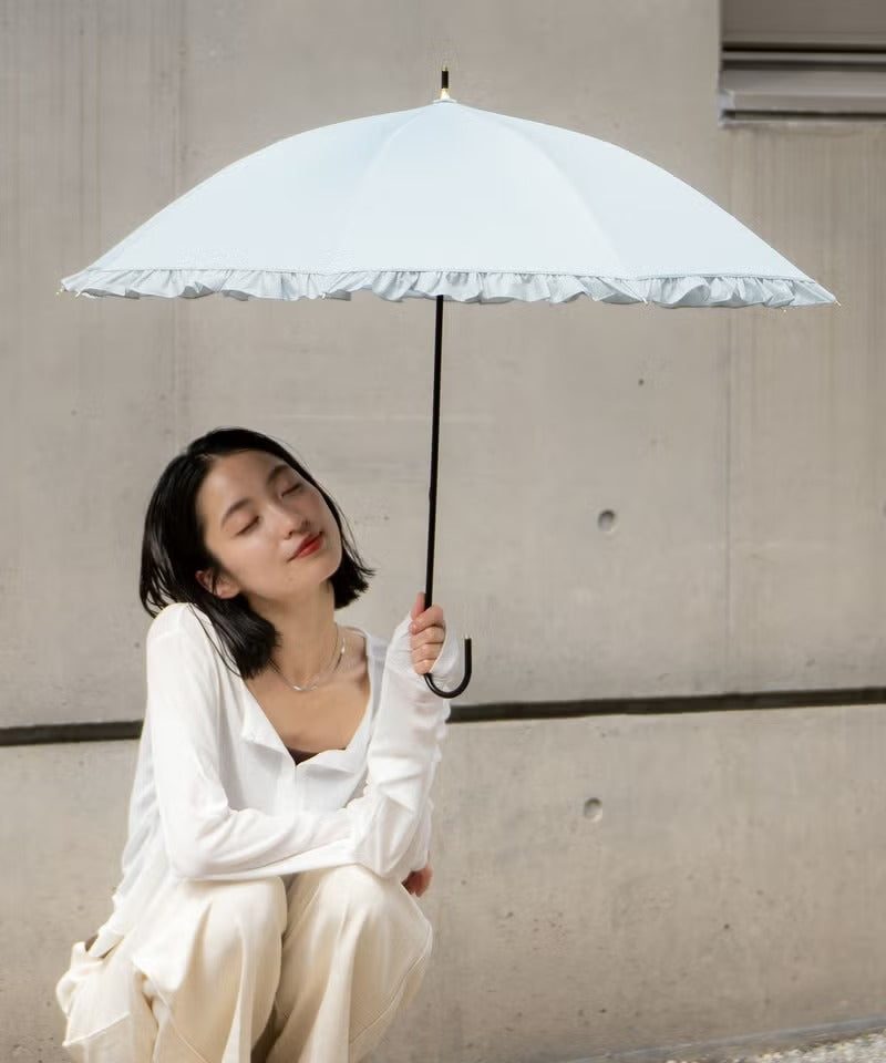 Ombrelle longue Wpc. Classic Frill 50 cm – UV 100 %, UPF50+