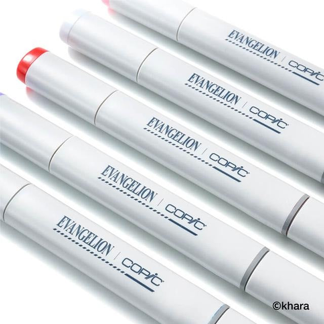 EVANGELION × COPIC EVA Color Set Premium – 25 feutres à alcool
