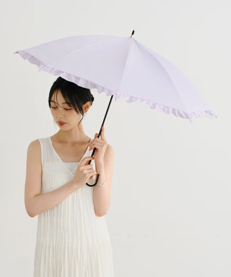 Ombrelle longue Wpc. Classic Frill 50 cm – UV 100 %, UPF50+