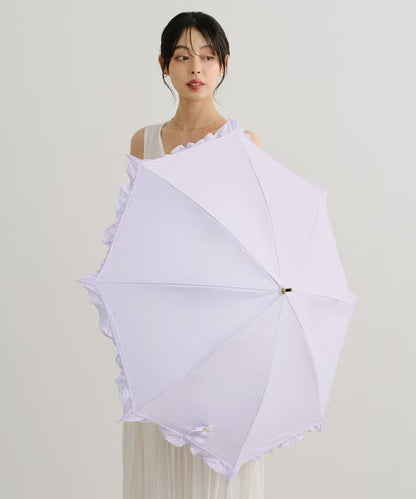 Ombrelle longue Wpc. Classic Frill 50 cm – UV 100 %, UPF50+