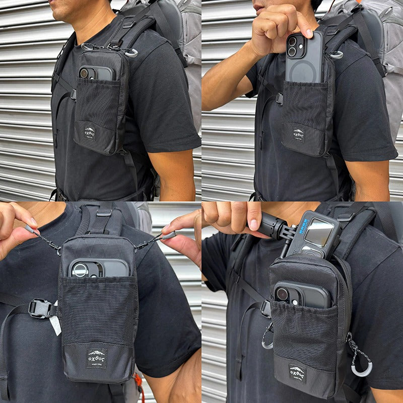 Poche de bretelle Oxtos X-PAC OX-175 pour sac à dos