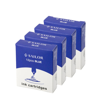Lot de 48 Cartouches d’Encre Sailor pour Stylo-Plume – 4 Boîtes