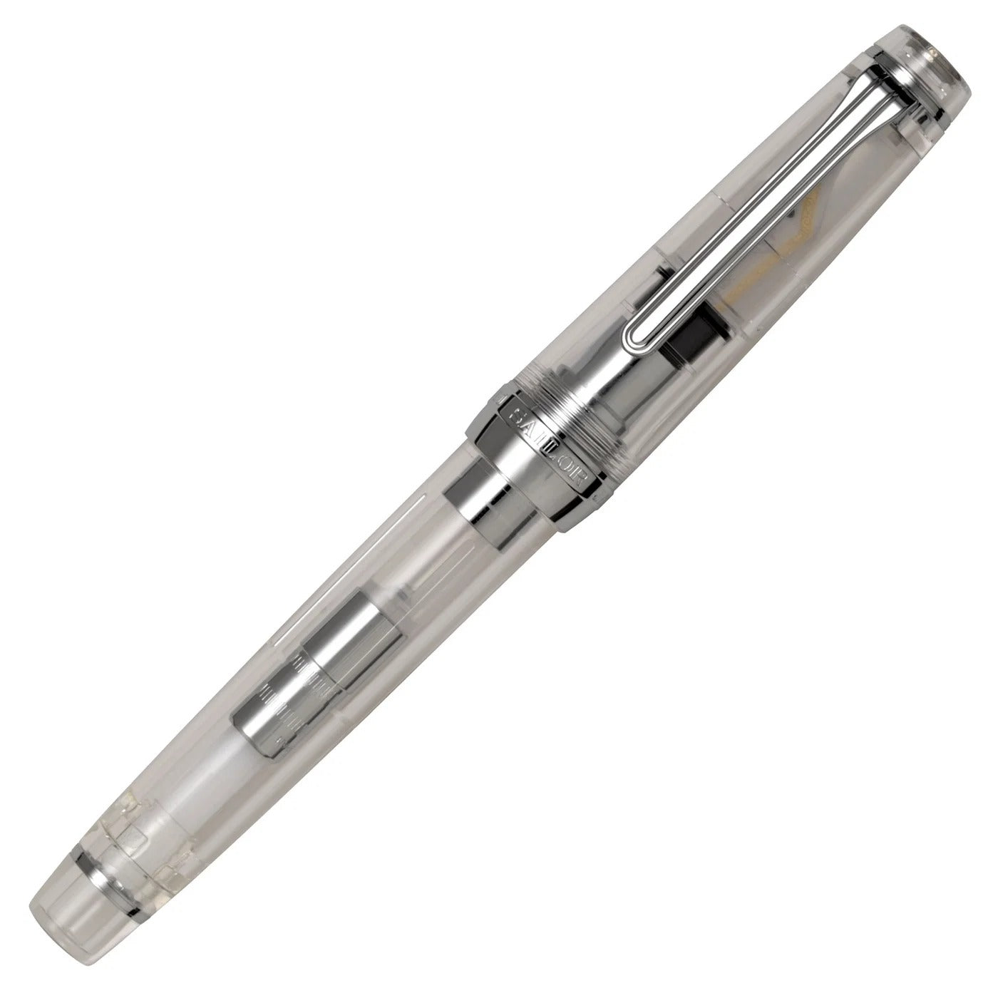 Stylo-plume Sailor Professional Gear Silver Demonstrator – Plume or 21 carats