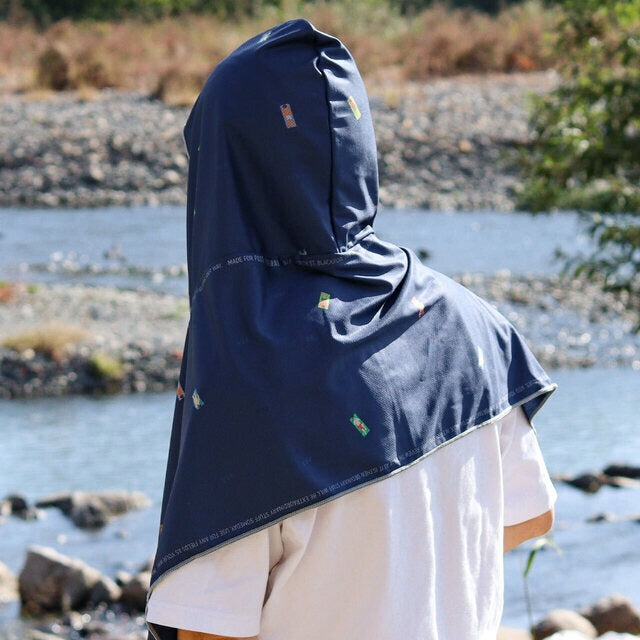Serviette à Capuche Rafraîchissante UV UPF50+ POST GENERAL | Quick Dry Hoodie Towel