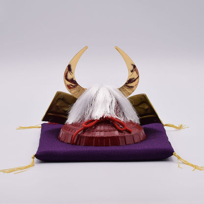 Casque de samouraï japonais Takeda Shingen Ginzado | Kabuto décoratif fabriqué au Japon