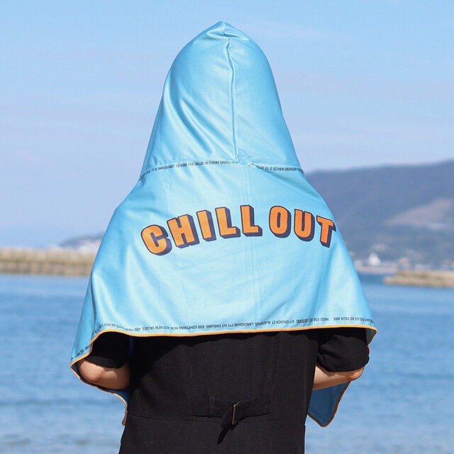 Serviette à Capuche Rafraîchissante UV UPF50+ POST GENERAL | Quick Dry Hoodie Towel