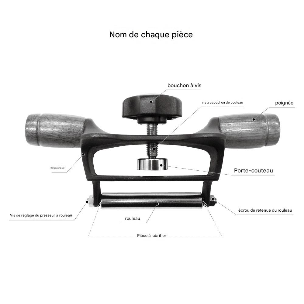 Guide d’Affûtage Japonais KAKURI KBS-50 – Guide de maintien d’angle pour ciseaux à bois et rabots