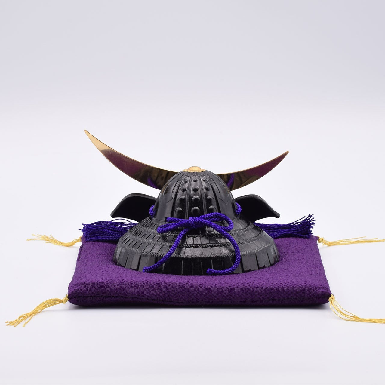 Casque de samouraï japonais Date Masamune Ginzado | Kabuto décoratif en métal fabriqué au Japon