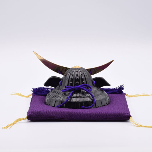 Casque de samouraï japonais Date Masamune Ginzado | Kabuto décoratif en métal fabriqué au Japon
