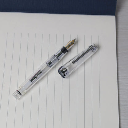 Stylo-plume Sailor Professional Gear Silver Demonstrator – Plume or 21 carats