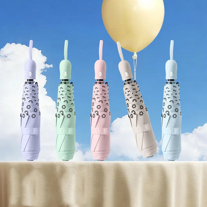 Parapluie Pliable Auto-Ouvrant à Volants Kumokasa