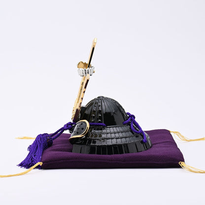 Casque de samouraï japonais Maeda Toshinaga Ginzado | Kabuto décoratif fabriqué au Japon