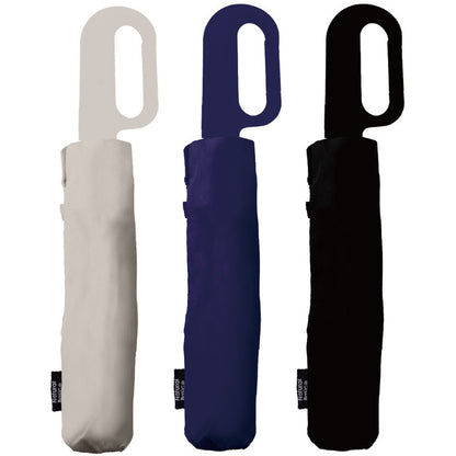 Nakatani Automatic Folding Umbrella with Carabiner Clip | Windproof 55 cm