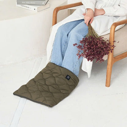 Chauffe-pieds USB matelassé 2-en-1 avec fonction plaid – Life on Products
