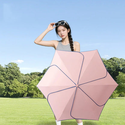 Parapluie Japonais Pliable Fleur | Ombrelle Anti-UV UPF50+ 100% UV & Pluie