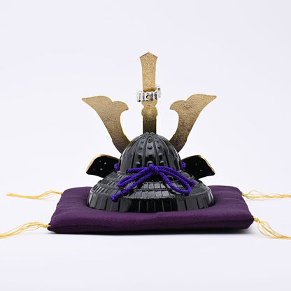 Casque de samouraï japonais Maeda Toshinaga Ginzado | Kabuto décoratif fabriqué au Japon
