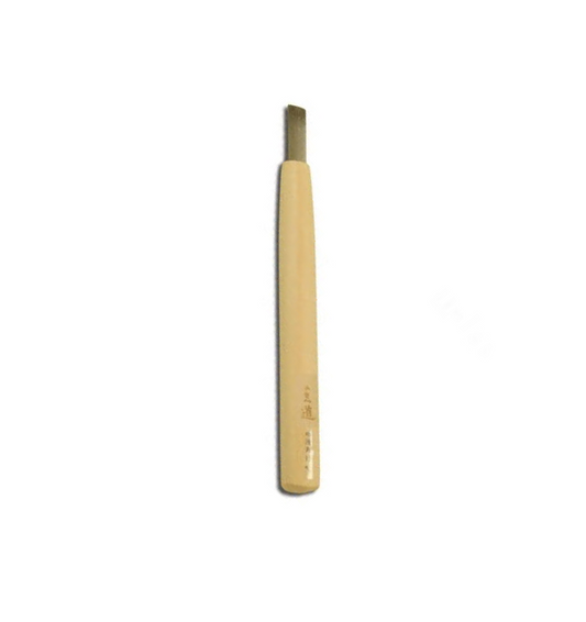 Japanese Carving Chisel Outlet – Intermediate Profile (Asa/Naka) 12mm – Aogami #2 Steel – Hinoki Handle