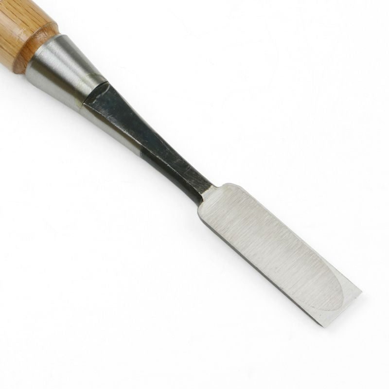 Ciseau à bois japonais 18mm Shirogami 2 – Hirama professionnel – Fabrication japonaise