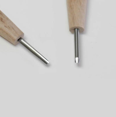 Gouge japonaise demi-ronde HSS 3 mm – Sculpture sur bois – Courbure moyenne