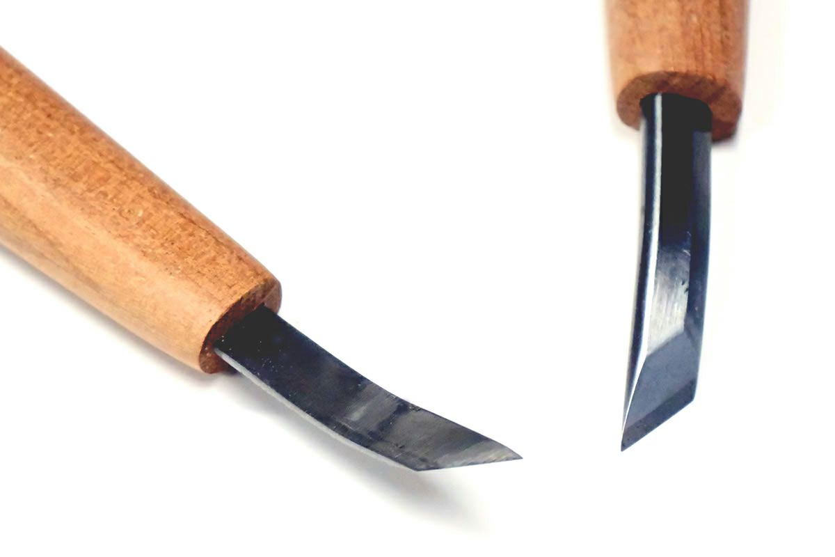 Racloir japonais fin HSS type In-to – Droit ou Gauche – Zones etroites – Sculpture sur bois