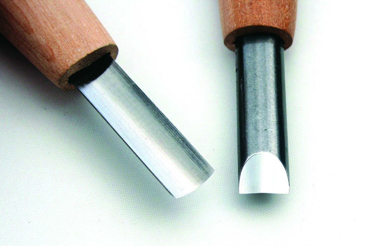 Gouge japonaise peu profonde HSS – Sculpture sur bois – Plusieurs largeurs