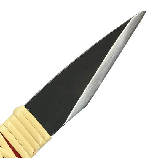 Couteau de Greffe Japonais Léger Yamagata 200 mm – Acier Aogami (Blue Steel) – Manche Rotin