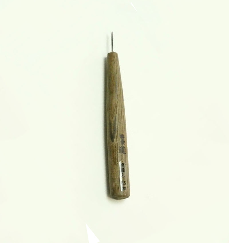 Ciseau japonais ultra fin (gouge) – Acier HSS – 0.5 mm – Sculpture de précision