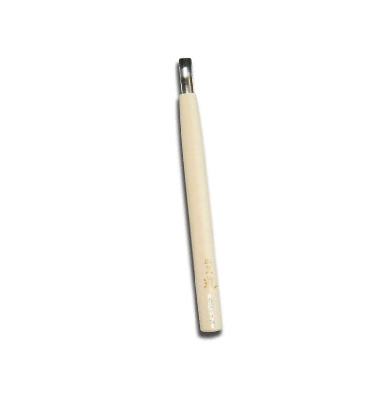 Ciseau à sculpter japonais courbé type cuillère (Spoon Gouge) – Acier Aogami #2 – Manche Hinoki (3 à 15mm)