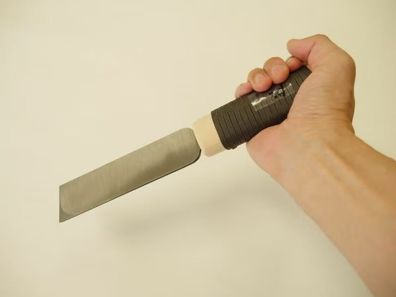 Ciseau japonais à pousser (Tsuki-nomi) – 42 mm – Acier laminé – Dégrossissage précis