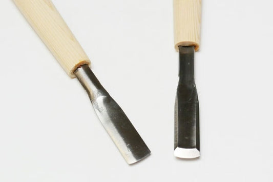 Japanese Uramaru Chisel (internal gouge) – HSS Steel – 18 mm – Long reach – Precision carving