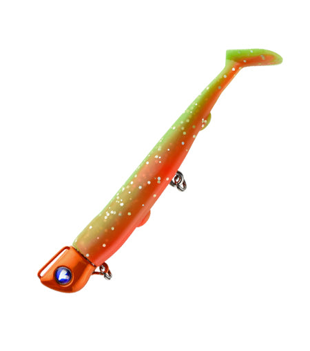 BlueBlue Jolty – Leurre Souple 4 inch sur Tete Plombee (Jig Head) 15g 22g 30g – Made in Japan