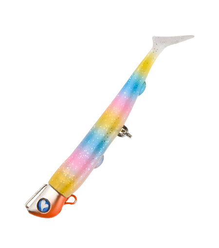 BlueBlue Jolty – Leurre Souple 4 inch sur Tete Plombee (Jig Head) 15g 22g 30g – Made in Japan