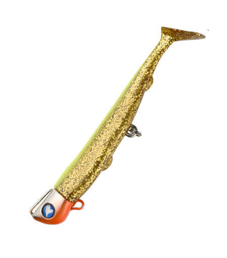 BlueBlue Jolty – Leurre Souple 4 inch sur Tete Plombee (Jig Head) 15g 22g 30g – Made in Japan