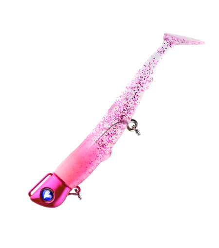 BlueBlue Jolty – Leurre Souple 4 inch sur Tete Plombee (Jig Head) 15g 22g 30g – Made in Japan