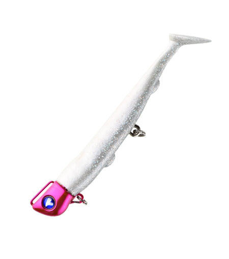 BlueBlue Jolty – Leurre Souple 4 inch sur Tete Plombee (Jig Head) 15g 22g 30g – Made in Japan