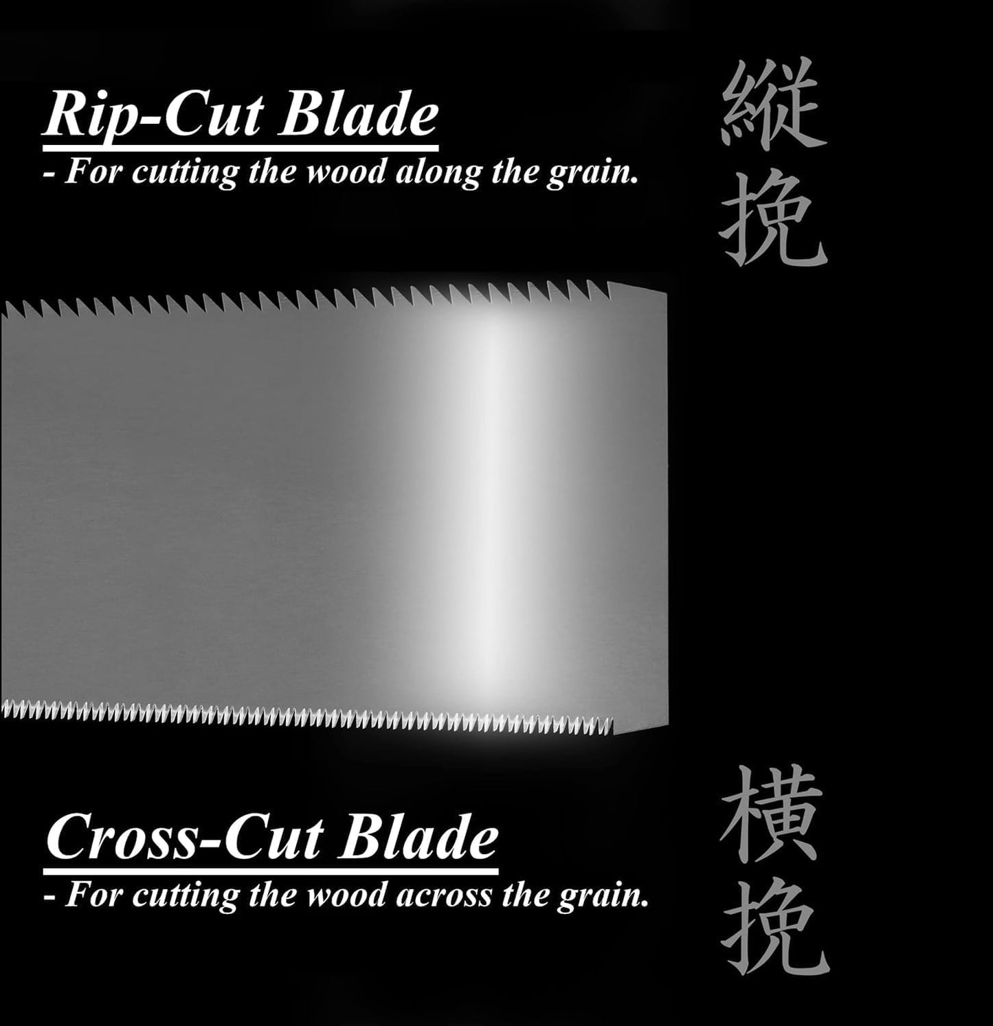 Scie Japonaise Ryoba KAKURI Gikou 210/240 mm – Scie double face à lame interchangeable avec manche en liège