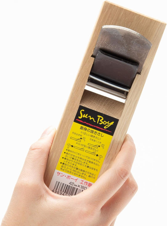 Mini Rabot Japonais KAKURI Sunboy 35 mm – Rabot compact pour bricolage et précision (Made in Japan)