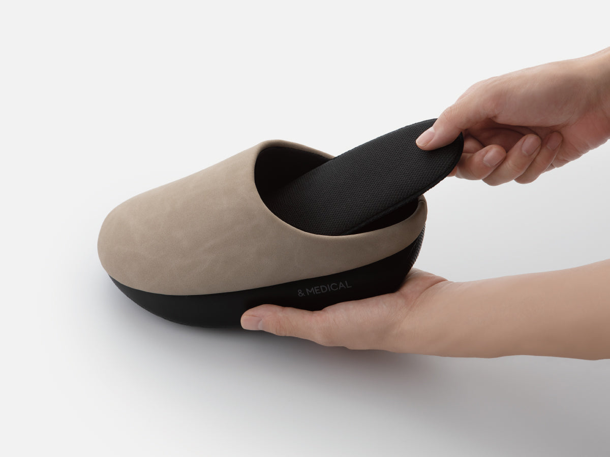 Chaussons Fitness KAMOLEG 2.0 W – Chaussures d’intérieur à semelle arrondie (version bureau en cuir vegan)