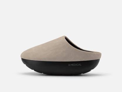 Chaussons Fitness KAMOLEG 2.0 W – Chaussures d’intérieur à semelle arrondie (version bureau en cuir vegan)
