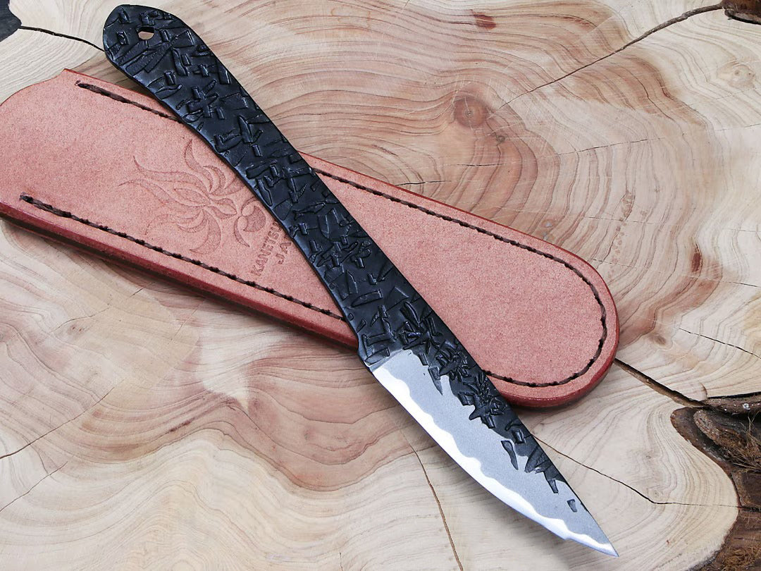 Cuchillo japonés Kanetsune Hayashi – Serie Furin Kazan Shirogami #2 (65 mm)