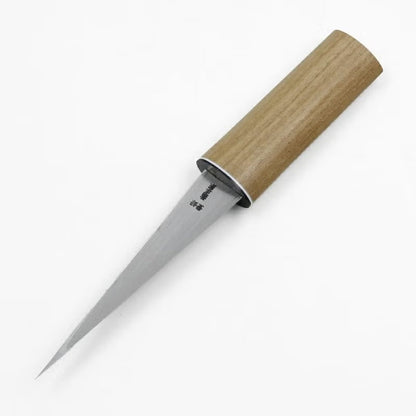 Couteau Japonais Kurikogatana Kikumasamune 135 mm – Couteau Bois et Sculpture Noir Forgé
